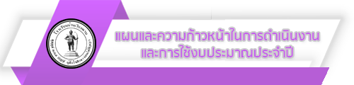 O8 แผนและความก้าวหน้าในการดำเนินงานและการใช้งบประมาณประจำปี