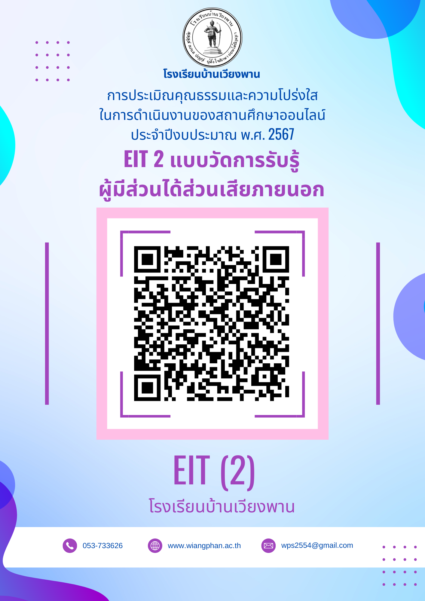 EIT 2 แบบวัดการรับรู้ ผู้มีส่วนได้ส่วนเสียภายนอก